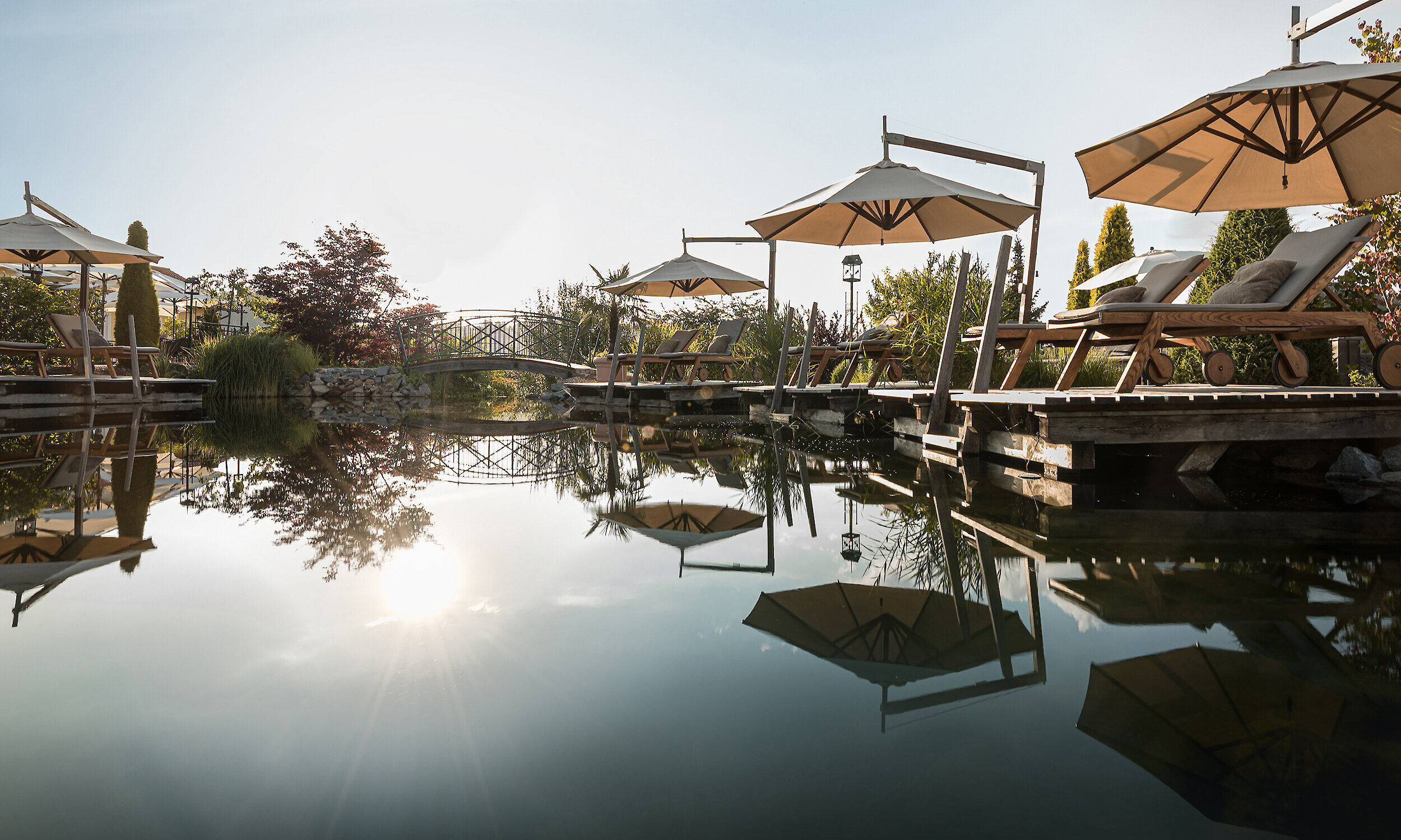 Naturbadesee im Wellnesshotel Bayerischer Wald